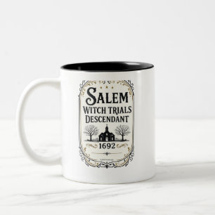 2 Couleurs Tasse personnalisée pour descendant des procès de