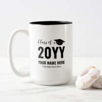 Tasse personnalisée pour la remise de diplômes mod
