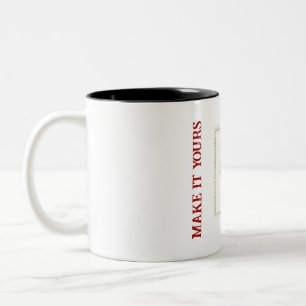 2 Couleurs Tasse personnalisée vintage femme approuvée café 