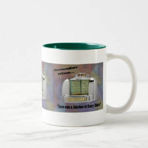 2 Couleurs Tasse personnelle de juke-box