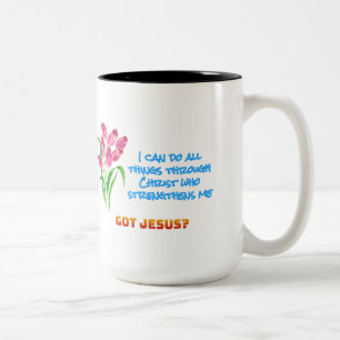 2 Couleurs Tasse Philippiens 4:13