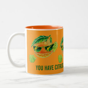 2 COULEURS TASSE POUR FEMMES À L'IMAGE CITRON DÉLICIEUX 