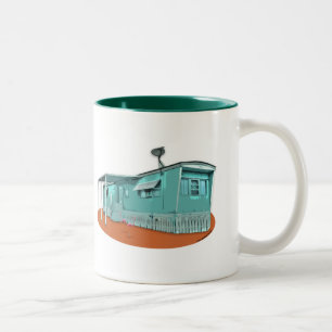 2 Couleurs Tasse pour Maison Mobile