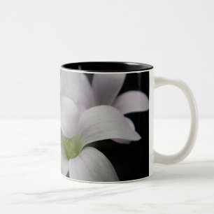 2 Couleurs Tasse pourpre de fleurs