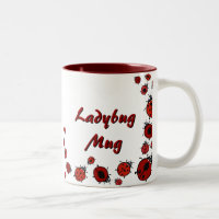 Tasse rouge de coccinelle