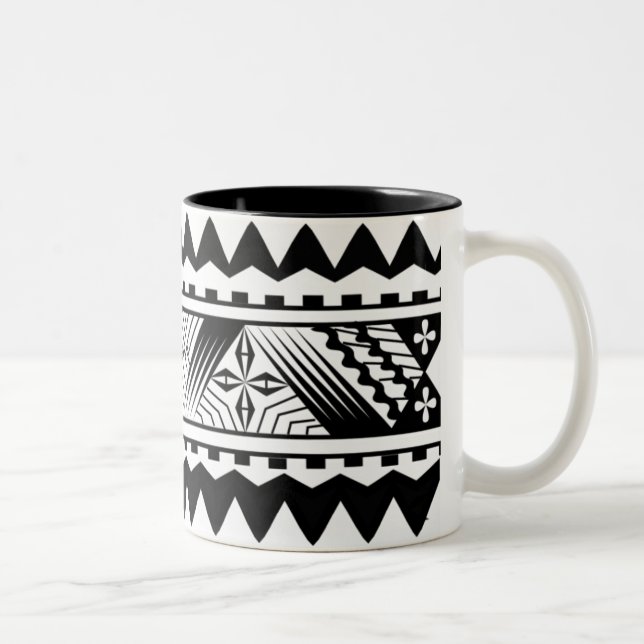 2 COULEURS TASSE SAMOANE DE TATOO (Droit)