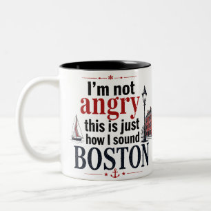 2 Couleurs Tasse sarcastique de Boston