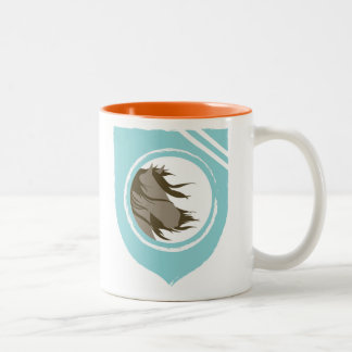 2 Couleurs Tasse sauvage de sanctuaire de mustang de grande