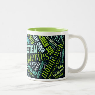 2 Couleurs Tasse sensible de conception