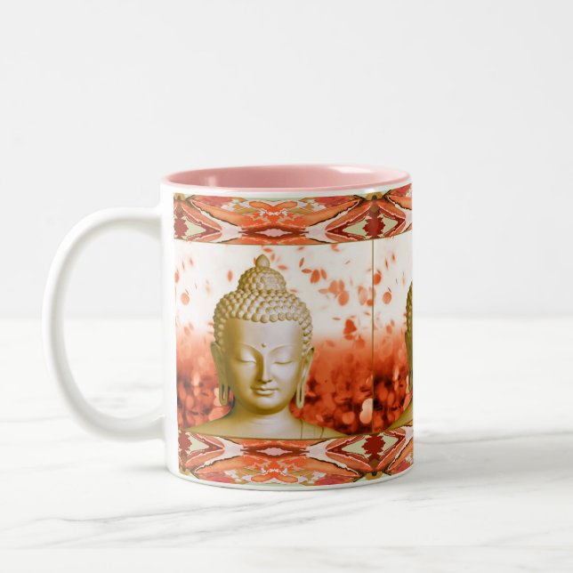 2 Couleurs Tasse sereine de Bouddha (Gauche)