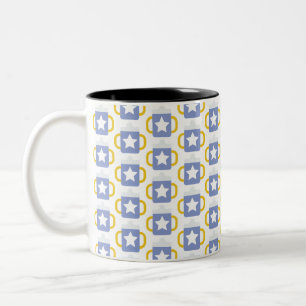 2 Couleurs tasse sippy étoile bleue
