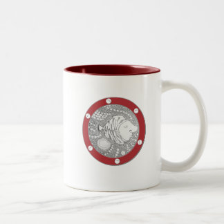 2 Couleurs Tasse somnolente submersible de Bignose (rouge