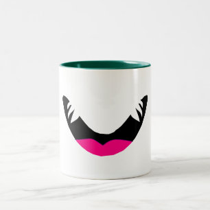 2 Couleurs Tasse Sourire Monstre