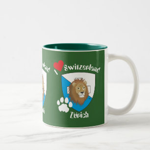 2 Couleurs Tasse suisse de svizzera