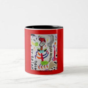 2 Couleurs Tasse surdimensionnée de Footzilla