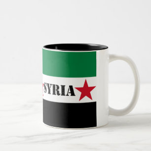 2 Couleurs Tasse syrienne de révolution