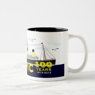 2 Couleurs Tasse titanique d'anniversaire de tragédie