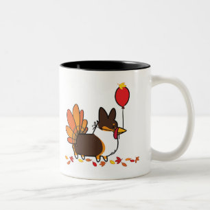 2 Couleurs Tasse tricolore   CorgiThings de corgi de
