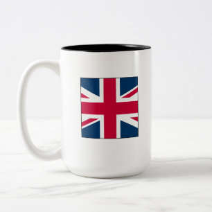 2 Couleurs Tasse Union Jack Small Two Tone 15 oz.