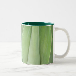 2 Couleurs Tasse verte de velours