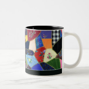 2 Couleurs Tasse vintage d'édredon fol