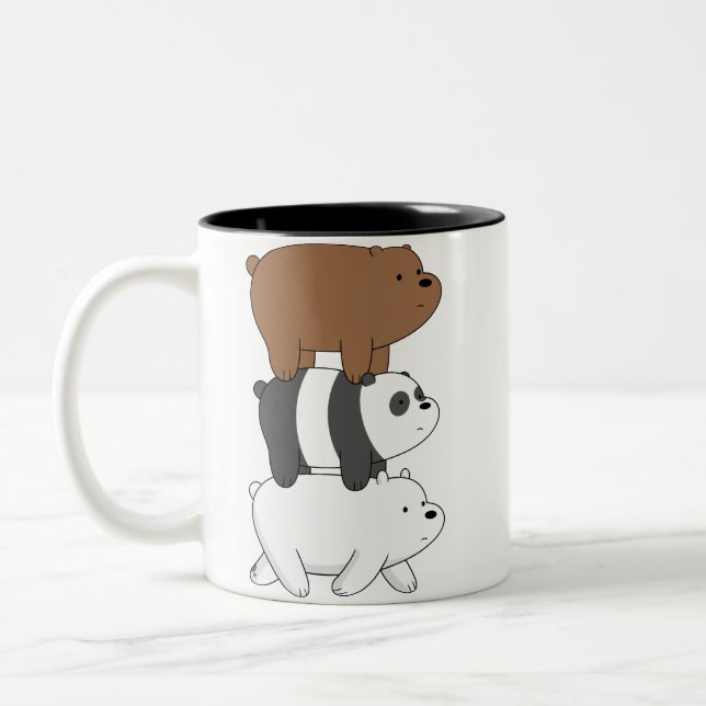 2 Couleurs Tasse We Bare Bears impression double face (Gauche)