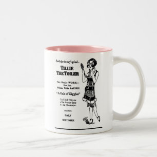 2 Couleurs Tillie la tasse 1926 d'illustration de Toiler