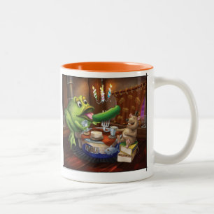2 Couleurs Tintement de tintement peu de tasse de grenouille