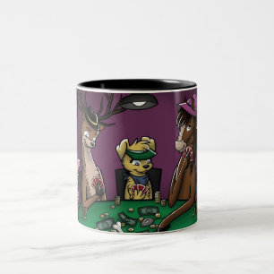 2 Couleurs Tisonnier jouant la tasse d'animaux (bouclage)