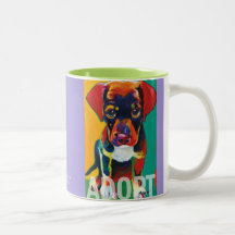 Toby ADOPTENT la tasse par des brûlures de Ron