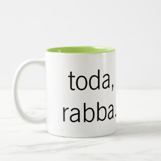 2 Couleurs Toda, tasse de Rabba
