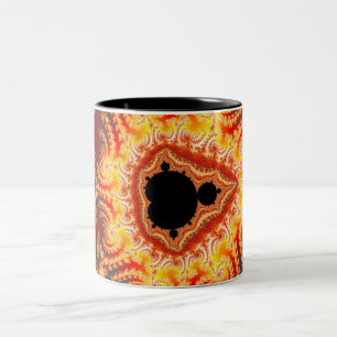 2 Couleurs Trône de Satan - tasse de fractale