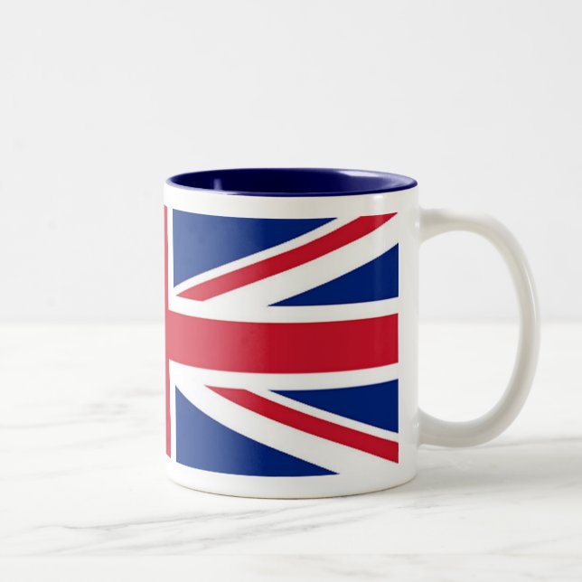2 Couleurs Union Jack - tasse (Droit)