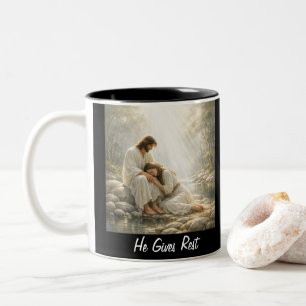 2 Couleurs Venez à Moi et Reposez-vous - Tasse