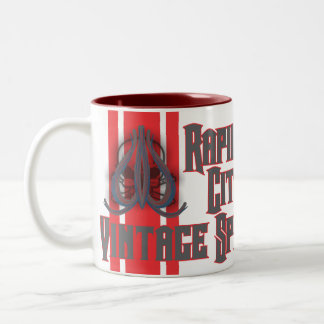 2 Couleurs Vitesse vintage de ville rapide - tasse de pelle