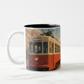 2 Couleurs Votre Trajet Matinal, sous Forme de Tasse