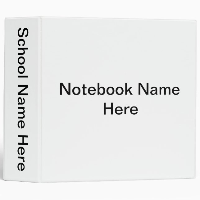2" CREATABLE School Avery Binder (Front/Spine)