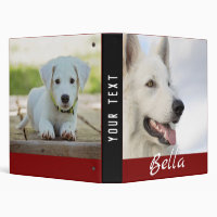 2 Custom Full Photos Pet Dog Photo Album