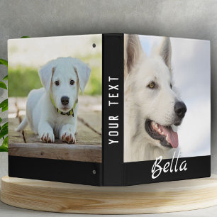 2 Custom Full Photos Pet Dog Photo Album  Binder