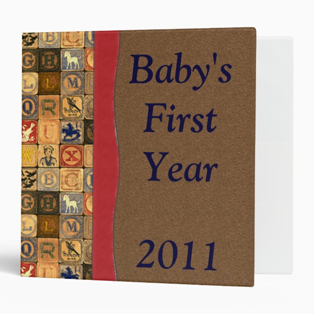 2" Customizable Baby Binder (Front/Inside)