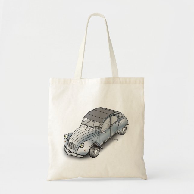 2 cv citroen tote bag (Front)