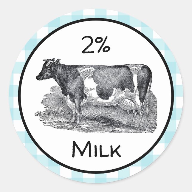 2 % de Étiquette de lait (Devant)