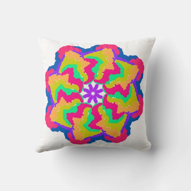 2 Different Sides - Original Design Pillow 43 (Back)