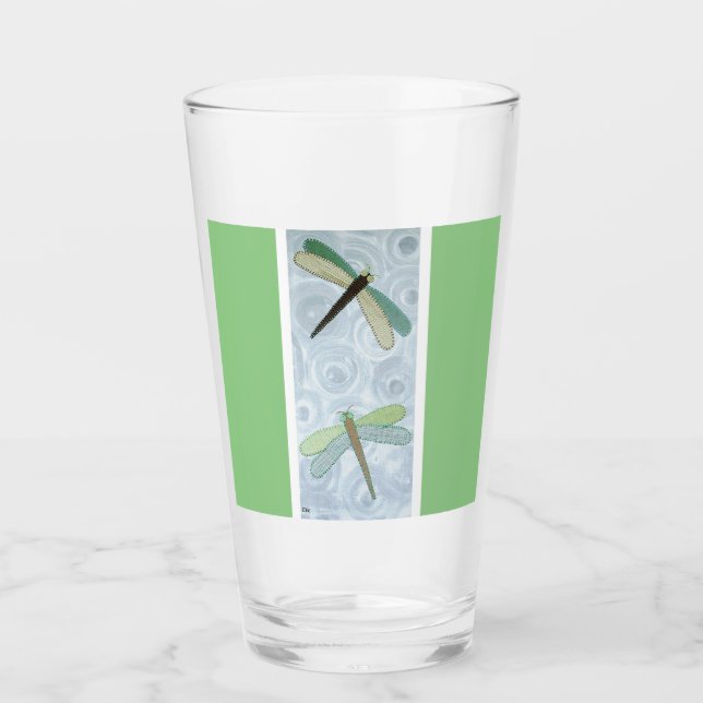 2 Dragonflies #1 Glass (Front)