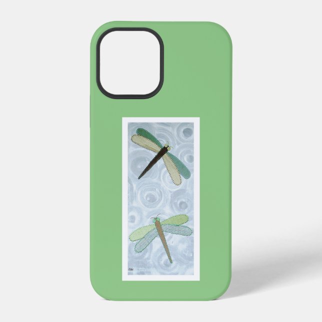2 Dragonflies #1 iPhone Case (Back)