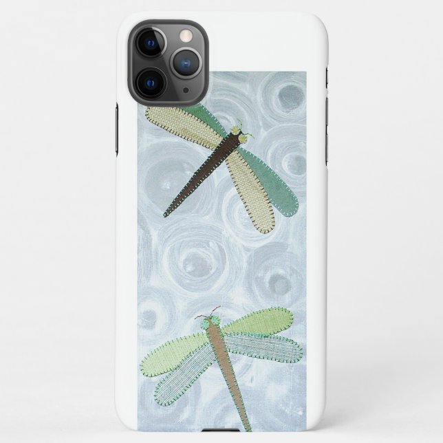 2 Dragonflies #1 iPhone Case (Back)