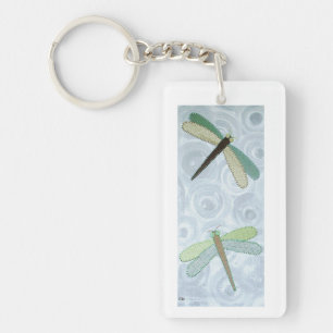 2 Dragonflies #1 Keychain