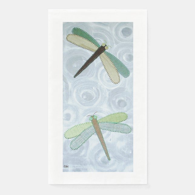 2 Dragonflies #1 Napkin (Front)