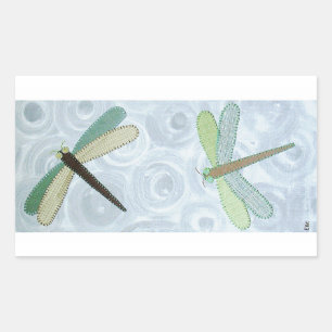 2 Dragonflies #1 Sticker
