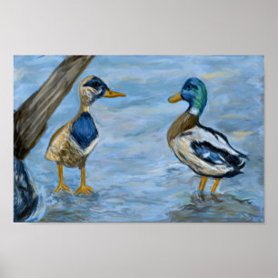 2 Ducks in A Conversation_0185_n400_tele Poster